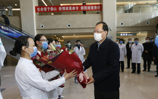 毛偉明董事長(zhǎng)到北京電力醫(yī)院、白廣路辦公區(qū)檢查疫情防控工作并開(kāi)展調(diào)研