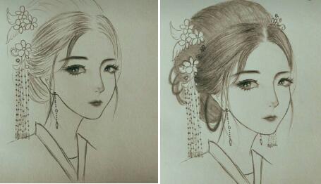 二月二，電力作家坐家“戰(zhàn)疫”新作——觀美姬素描遙寄故鄉(xiāng)九妹