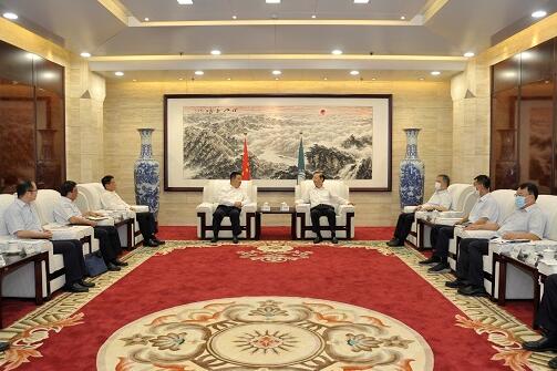 辛保安會見中國西電集團董事長白忠泉、總經(jīng)理裴振江