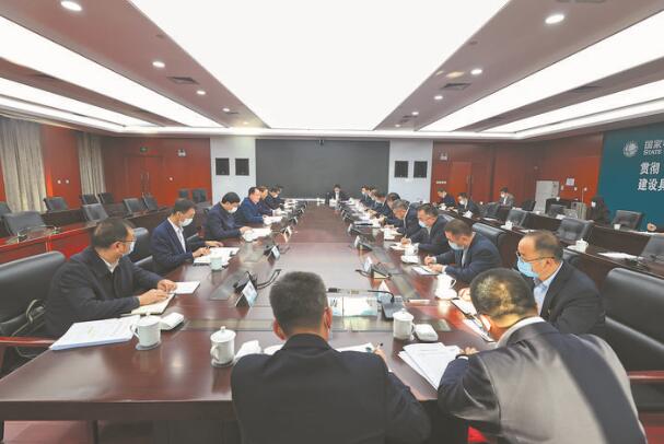 毛偉明董事長、辛保安總經(jīng)理赴國網(wǎng)新疆電力調(diào)研