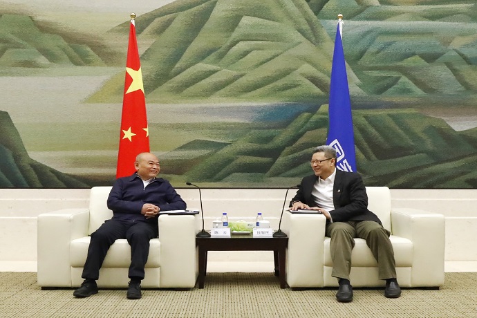 錢智民會(huì)見中國中鐵董事長、黨委書記陳云