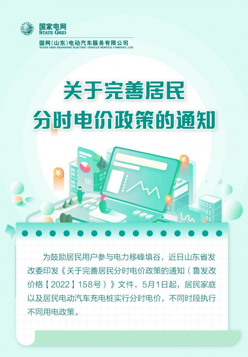 山東居民分時電價政策，5月1日開始執(zhí)行！