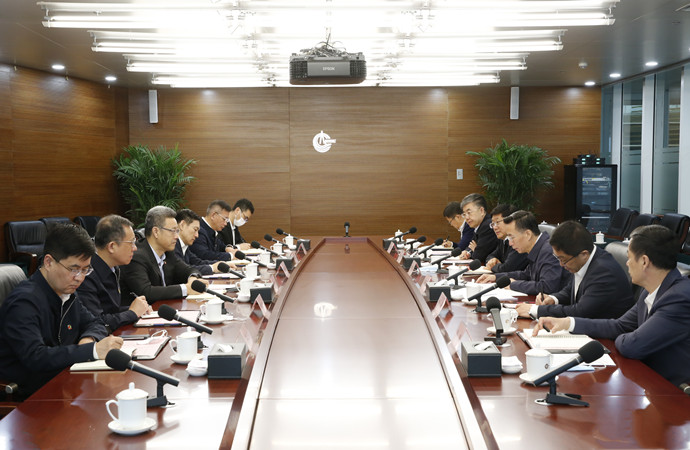 錢智民拜會中國海油董事長、黨組書記汪東進