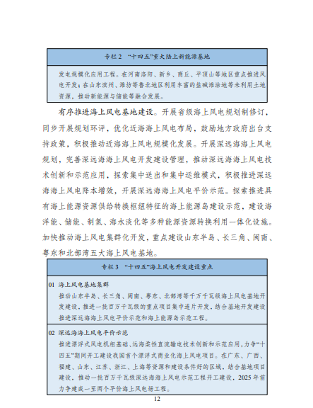 發(fā)改委、能源局等九部委聯(lián)合印發(fā)發(fā)布“十四五”可再生能源規(guī)劃！