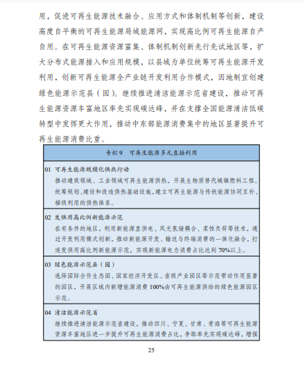 發(fā)改委、能源局等九部委聯(lián)合印發(fā)發(fā)布“十四五”可再生能源規(guī)劃！