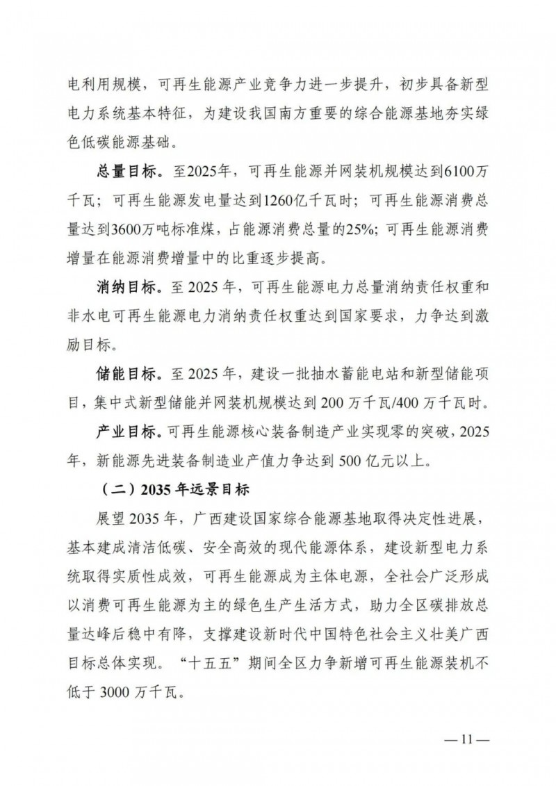 廣西“十四五”規(guī)劃：大力發(fā)展光伏發(fā)電，到2025年新增光伏裝機(jī)15GW！
