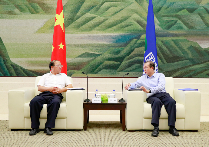 國家電投總經(jīng)理、黨組副書記江毅會(huì)見湖北省武漢市委常委、武漢經(jīng)開區(qū)工委書記劉子清