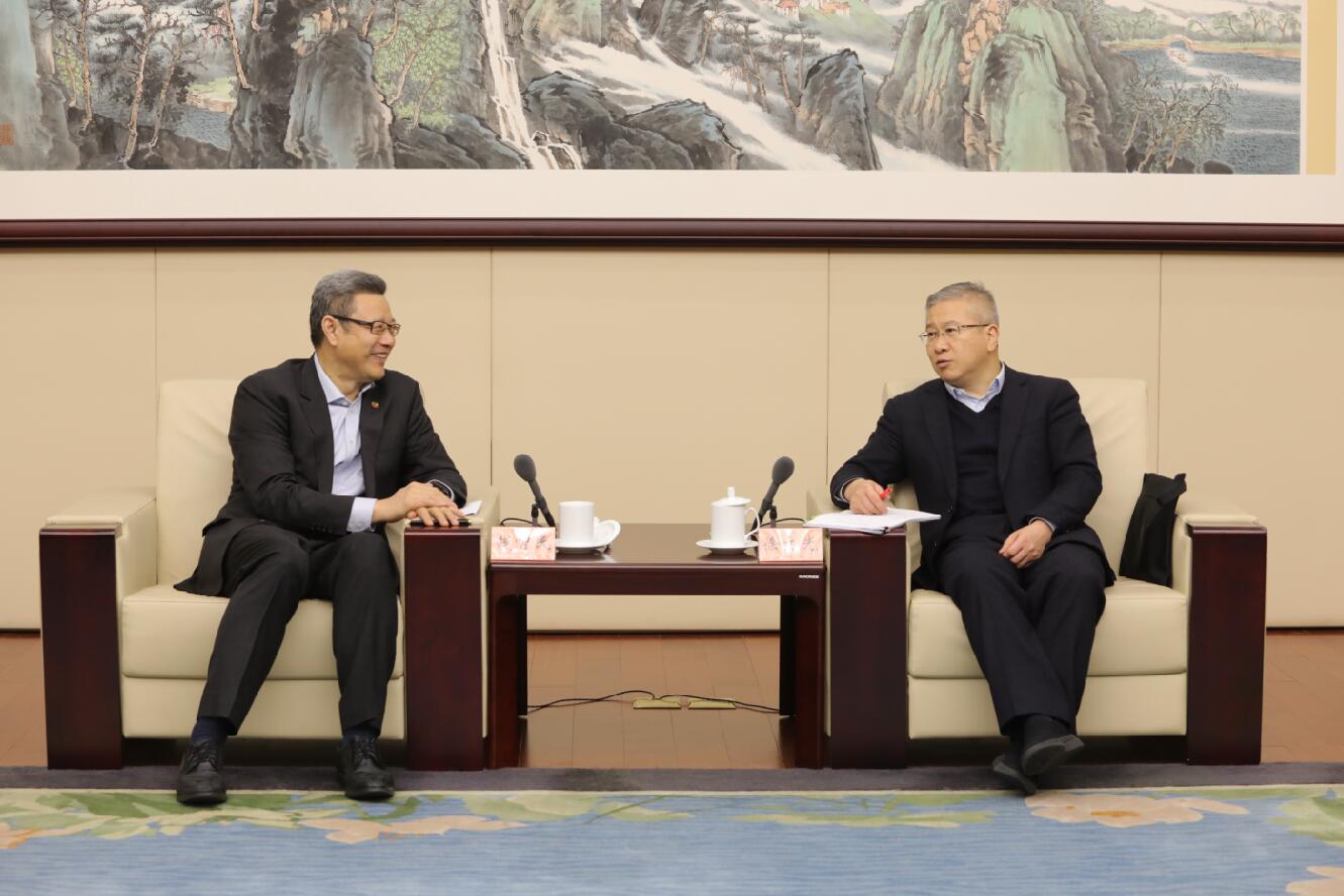 國家電投黨組書記、董事長錢智民拜會浙江省委常委、常務(wù)副省長徐文光