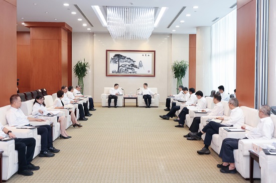 華能集團(tuán)黨組書記、董事長溫樞剛會見山西省委常委、太原市委書記韋韜