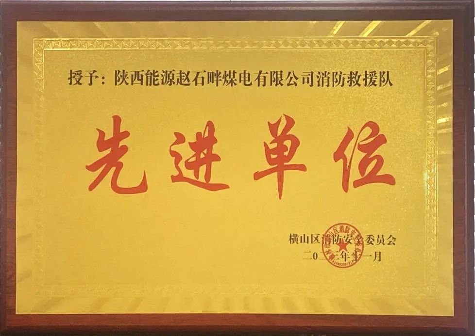 優(yōu)秀！再續(xù)輝煌！陜投集團(tuán)趙石畔煤電消防工作又獲表彰