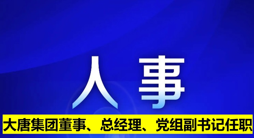 大唐集團(tuán)董事、總經(jīng)理、黨組副書記任職