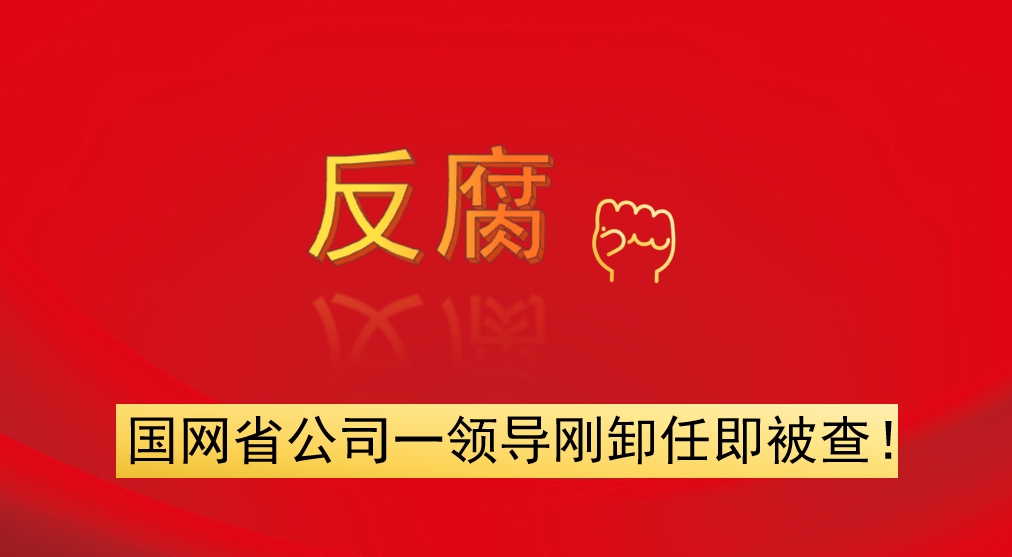 國網(wǎng)省公司一領(lǐng)導(dǎo)剛卸任即被查！
